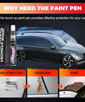 Image showing a car protected by Subaru Ice Silver Metallic Touch Up Paint 2 In 1 Pen And Brush Kit For Car Scratches and rust prevention.