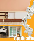 Six Piece Vintage Cabinet Handles Set For European Style Shabby Chic Furniture Drawer Pulls White And Gold Edge Zinc Alloy
