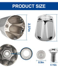 Three Piece Shower Knob Replacement Kit For Price Pfister And Gerber Faucets, dimensions of metal knob and hardware included