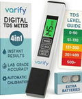 4-In-1 TDS Meter Digital Water Tester For Drinking Water, precise TDS, EC measurements with packaging and batteries
