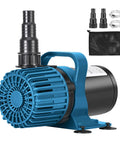 Workhorse High Flow Pond Pump 1600 GPH With 14 Ft Lift, 100W Submersible Water Pump With accessories included
