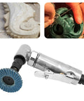 Kickass Pneumatic Die Grinder With 90 Degree Angle Head For Hella Smooth Metal And Wood Deburring Air Powered Rotary Tool for precise shaping.