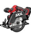 Built Tough No Sweat 20V Brushless Nine Piece Cordless Power Tool Combo Kit features a 6 1/2 inch circular saw, durable design.
