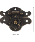 Vintage Jewelry Box Latch Kit Zinc Alloy Toggle Lock For Wooden Cases And Small Trunks 20 Piece DIY Repair And Home Decor Set
