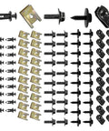 100 Piece Heavy Duty Car Body Screws And Bolts Kit With Rust Resistant Splash Shield Retainers U Nuts And Fender Fasteners