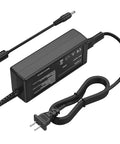 AC DC Power Adapter Charger For Singing Machine iSM1090 iSM1080 Premium WiFi Enabled Pedestal 7 Inch Touchscreen Karaoke System Power Supply Cord Cable Replacement showing adapter and plug.