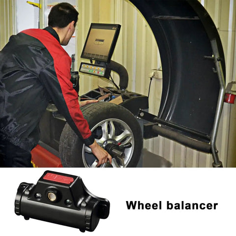 Slick Infrared Positioner Wheel Balancer With Bright LED Indicator Lights And Tight Accuracy Lightweight Stand For Sedans And Suvs No Sweat Calibration Plus Fast Lead Block Mounting For Smooth Daily Cruises