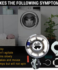 DIY Washer Repair Kit With 285753A Motor Coupling And 285785 Clutch Kit For Whirlpool And Kenmore Washers, Replaces 285331 3351342 3946794 3951311 AP3094537, Complete Replacement Set For Smoother, Quieter Home Laundry for noisy, slow-spinning washer repairs