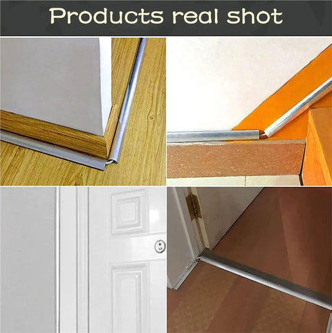 Self-Adhesive Aluminum Alloy Cable Cover For Floor And Wall No Fuss Raceway Cable Management covering cords in corners and edges