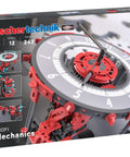 Hands On Mechanics Building Kit With 243 Components For Real World Engineering Fun Expandable With Everyday Objects Kid Friendly STEM Toy For Creative Projects And Problem Solving box front, 243-piece set