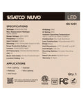 Heavy Duty Led Flood Light Sixteen Pack With Field Selectable 25 20 Or 15 Watts And Adjustable 3000 4000 Or 5000 Kelvin Lighting Delivers 1800 To 3000 Lumens For Outdoor Parking Lots And Job Sites In Matte Black Finish specifications card with wattage, lumens, and operating details.
