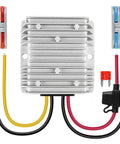 12V To 24V DC Boost Converter 240W 10A Waterproof Fuse Protected Regulator Module with wires and connectors