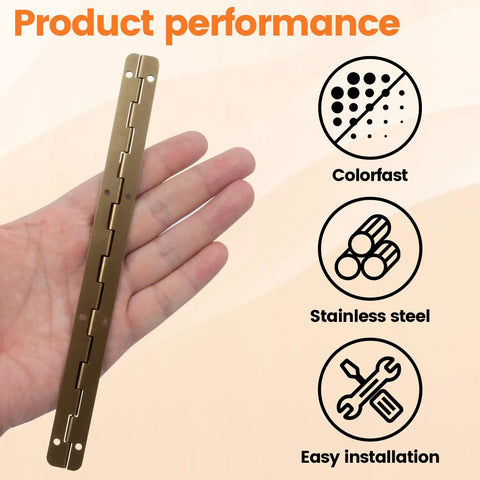 Product performance image showcasing Heavy Duty Long Folding Butt Hinges In Classic Antique Bronze Finish Pack Of Four.