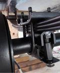 Heavy Duty Trailer U Bolt Kit For 2 3 8 Inch Axle Dexter K7138400 Compatible hardware mounted on axle with spring seats.