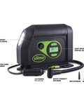 Portable 12V Tire Inflator With Auto Shutoff Digital 99 Psi Display Long Hose Built In LED Light On The Go Car Air Compressor