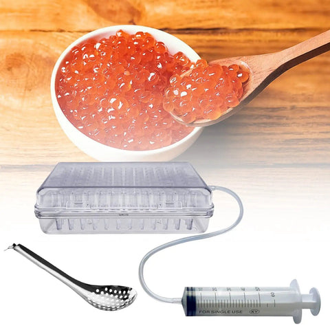 Dessert Dispenser And Transparent Dessert Maker For Home Kitchen And Dessert Shops With 96 Holes To Create Spherical Pearls