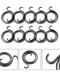 Dope Heavy Duty Door Knob Spring Replacement Kit 20 Or 30 Pack For Interior Lever Latch Repair Solid Torsion Springs, black