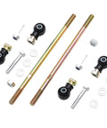 Sportsman Tie Rod End Kit For ATV UTV Steering Upgrade Direct Fit Premium Steel Replacement Beefed Up Front End Includes Two Tie Rods Four Ends Cotter Pins And Jam Nuts Easy Installation, kit parts laid out
