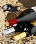 Wine Sealer Caps Set for Bottles PVC Heat Shrink Capsules 200 Pcs Multi Color Black Red Gold Silver on bottles