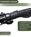 Half Twist Ebike Throttle Grip With Waterproof Three Pin Plug For Electric Scooters And Motorcycles Precision Acceleration Control showing ergonomic design and water resistance.