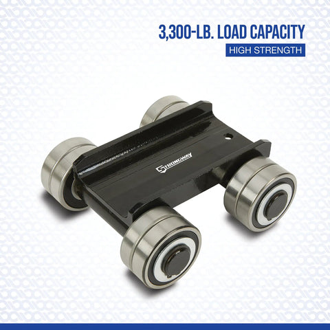 Heavy Duty Machinery Skates Loaded With Eight Knockout Steel Wheels And Three Thousand Three Hundred Pound Pulling Power For Effortless Rolling Haulin Of Big Shop Equipment And Factory Loads