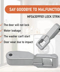 Washer Door Lock Strike 2 Pack For LG Washers Replacement Kit, Fix Door Not Locking, Water Leaks, And Door Wear, No Fuss Install, Durable Steel Construction. MFG63099101 steel strike parts