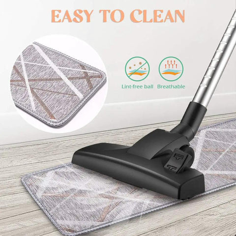 Vacuum cleaning No Slip Stair Treads Carpet Self Adhesive Gray Staircase Mats Set Of 13 8x30 Inch Rugs Runners Safety Grip