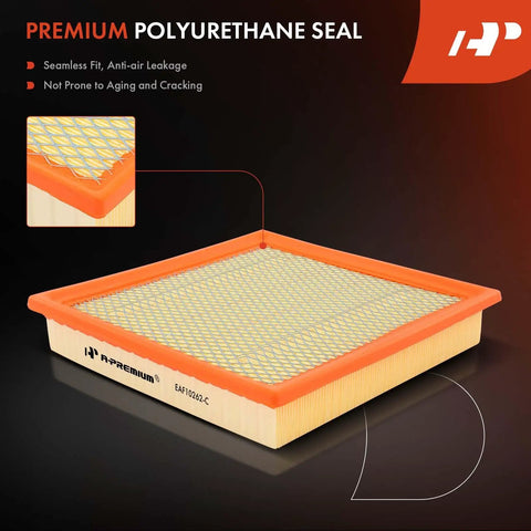 Engine Air Filter For Ford F150 2009 Through 2023 Expedition 2007 Through 2023 with Premium Polyurethane Seal detail
