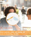 Smart Glasses Repair Kit With Ten Precision Screws And Dedicated Screwdriver displayed in outdoor cafe setting.