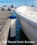 Dock Bumper Marine Dock Protector Built Tough Weather Resistant Design Easy Mount Installation Helps Reduce Surface Marks on Docks Piers