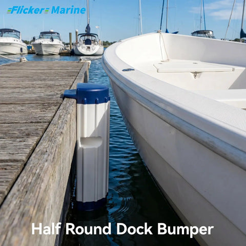 Dock Bumper Marine Dock Protector Built Tough Weather Resistant Design Easy Mount Installation Helps Reduce Surface Marks on Docks Piers
