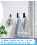 14 Pack Towel Hooks With Removable Strips Heavy Duty Adhesive Wall Mounts For Indoor And Outdoor Use No Damage Shower