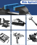 Heavy Duty 5 Inch Magnetic Vise Jaws Soft Pads 1 Pair Thick Rubber Vice Grips Covers on various vises and applications.