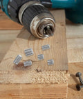 200 Pcs Stainless Steel Screw Set M3 M8 Flat Grub Screws 304 Alloy Fasteners For Doors Shop Smooth Threads Perfect Diy And Pro Techs Loving Solid Work Done Right With Heavy Duty Gear To Crush It Hard drilled into wood