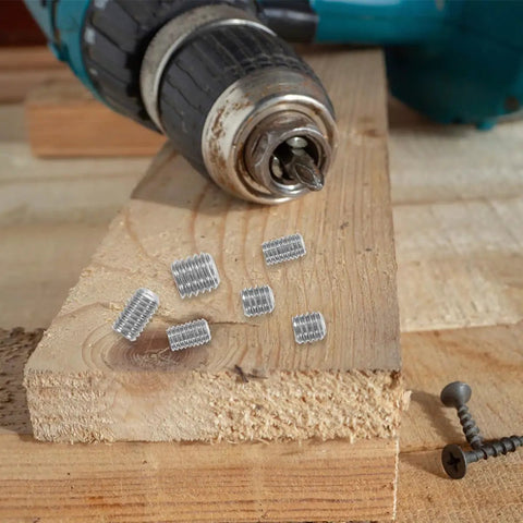 200 Pcs Stainless Steel Screw Set M3 M8 Flat Grub Screws 304 Alloy Fasteners For Doors Shop Smooth Threads Perfect Diy And Pro Techs Loving Solid Work Done Right With Heavy Duty Gear To Crush It Hard drilled into wood