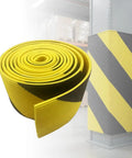 Ultra Thick Jumbo Wave Wall Guard With 60 Percent Rubber Heavy Duty Shock Absorbing Foam Bumper Padding roll and corner protector