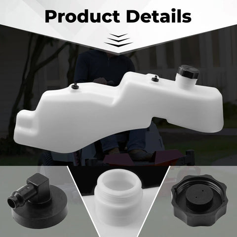 Fuel Tank Assembly For Quest ES Series And TimeCutter MX SS SX ZS Series Replaces 1193324 With Gas Cap, shown in detail