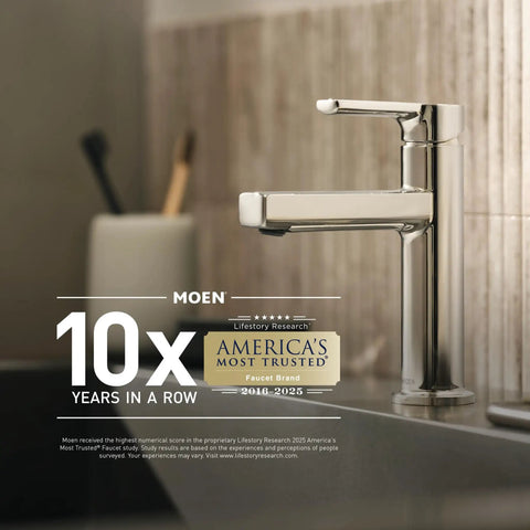 Camerist One-Handle High Arc Bar Faucet Chrome Finish With Duralock Quick Connect in modern kitchen.