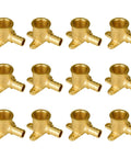 12 Pack Half-Inch Pex Drop Ear Elbow Fittings Lead Free Brass For Pex B Drinking Water NSF ANSI 61 Certified UPC Female NPT Elbow Set
