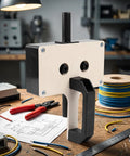 Professional Handheld Electrician Wire Puller And 8Mm Cable Tugger Smooth Rope Feeder for tight spaces on workbench.