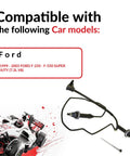 No Sweat Heavy Duty Pre Bled Clutch Master And Slave Cylinder Kit With Fluid Hose For Ford Super Duty F250 F350 F450 F550 99 03 7.3 Diesel motor components for vehicle compatibility.