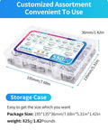 Top Shelf 304 Stainless Steel Wood Screws Assortment Kit with 550 pieces in a storage case for easy access and organization.