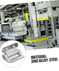 heavy duty zinc alloy cabinet hinges in industrial setting