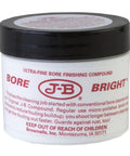 J B Bore Bright Gun Cleaner Solvent Oil Paste for Copper Lead and Powder Residue Removal Gunk Busting Dual Action Bore Cleaner and Final Polish Gunsmithing Maintenance 2 oz Jar, black lid