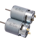 Two Pack Universal RS550 12V Electric Motor With 40000 RPM High Speed Drive for RC Cars and Ride On Toys
