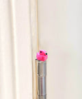 Flamingo Magnetic Door Hinge Heads Set 6 Fun Miniature Decorative Toppers for Doors and Metal Surfaces Quirky Cottage Style Home Decor
