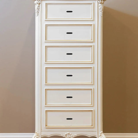 Antique white dresser with 2 Pack Zinc Alloy Cabinet Handles For Drawers And Wardrobes, Metal Dresser Pulls.