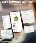Smartphone screen displaying app control for 8 Zone Smart Sprinkler Controller With Local Weather Intelligence And WiFi App Control