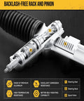Power Steering Rack And Pinion Assembly Replacement For 2002-2009 Trailblazer Envoy Rainier Ascender Bravada 9-7x internal structure
