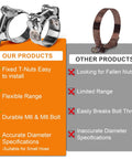 Comparison of stainless steel T-bolt hose clamp with features against other clamps.